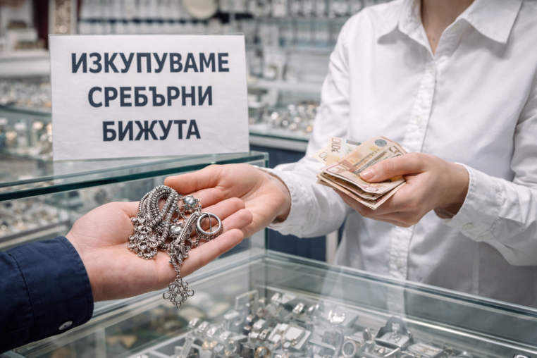 изкупуване на сребърни бижута